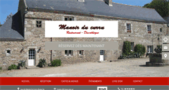Desktop Screenshot of manoir-du-curru.com